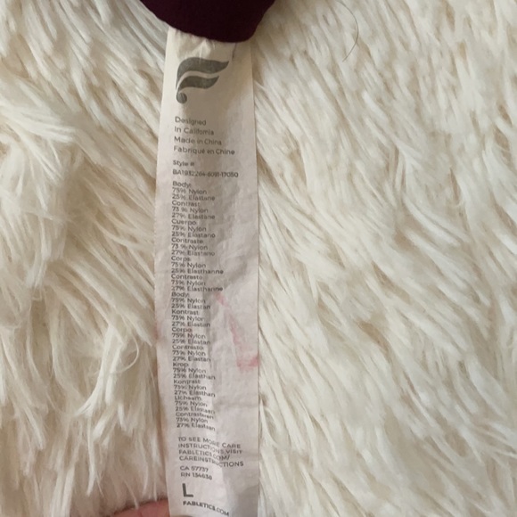 Fabletics Criss Cross Razorback Sports Bra - Picture 3 of 5